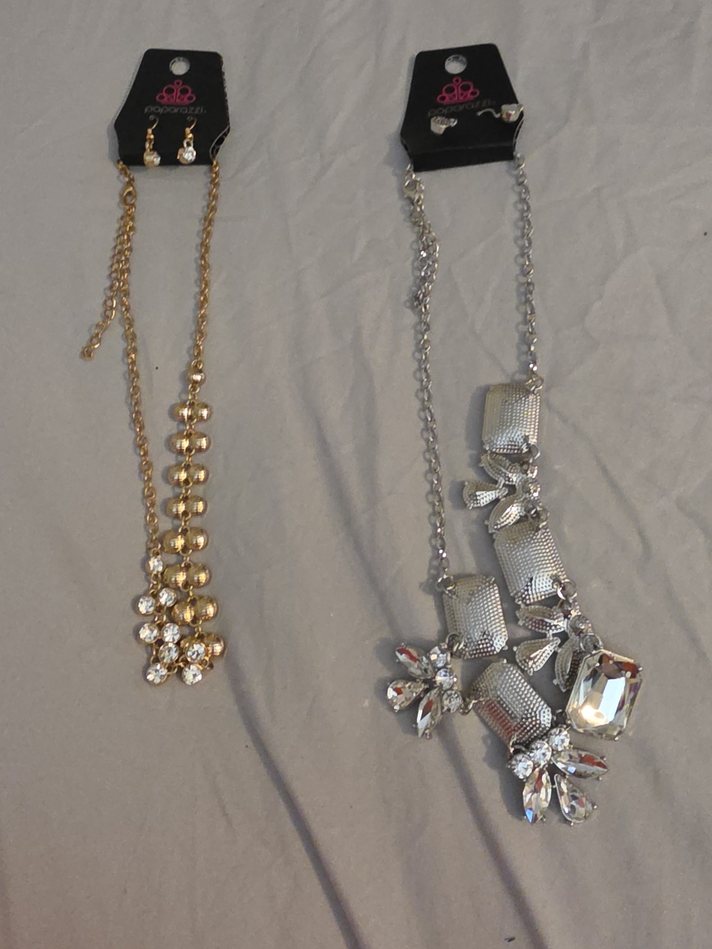 Paparazzi Gold and Silver Statement Necklaces, Rings, And Bracelets